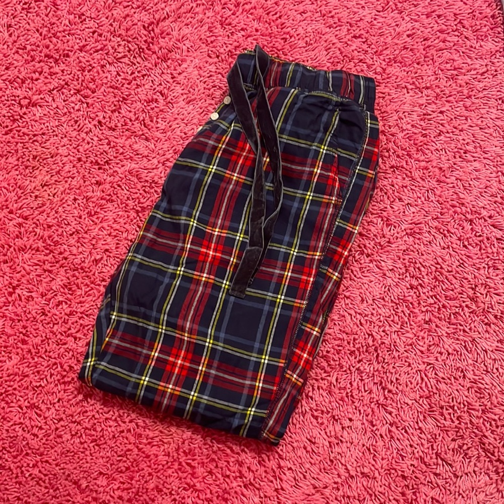 Worn once. Great condition. Blue red yellow white pants